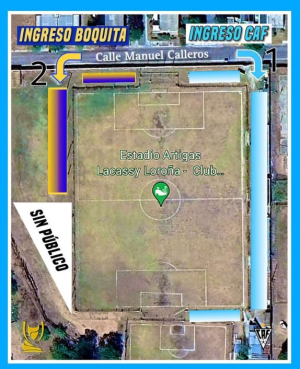 Acceso diferenciado habr&aacute; para partido de ma&ntilde;ana entre Boquita y Club Atl&eacute;tico Florida