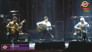 Tr&iacute;o Guitarra M&iacute;a de Sarand&iacute; Grande ofreci&oacute; magistral interpretaci&oacute;n de La Cumparsita en 51&deg; Festival del Olimar