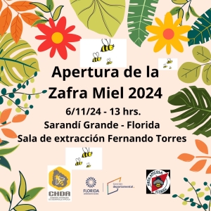 Sarand&iacute; Grande ser&aacute; sede de Apertura de la Zafra Miel 2024, con la presencia del Presidente de la Rep&uacute;blica