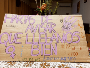 Preparan carteles para marcha de hoy en Sarand&iacute; Grande y anuncian que no se suspender&aacute; por lluvia