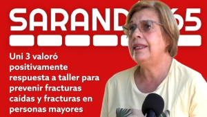 Uni 3 destac&oacute; la gran respuesta a taller para prevenir ca&iacute;das y fracturas en adultos mayores