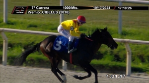 Jockey oriundo de Sarand&iacute; Grande obtuvo una nueva victoria en Hip&oacute;dromo de Maro&ntilde;as