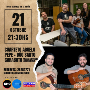 D&uacute;o Santo Garabato de Sarand&iacute; Grande se presentar&aacute; el s&aacute;bado en Montevideo
