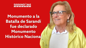 Maestra Alice Gil indic&oacute; que declaratoria de Monumento Nacional de la Batalla Sarand&iacute; es el final de un proceso de 8 a&ntilde;os