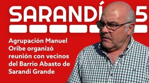 Vecinos de barrio Abasto de Sarand&iacute; Grande expresaron su satisfacci&oacute;n por las obras durante visita de integrantes de Agrupaci&oacute;n Manuel Oribe