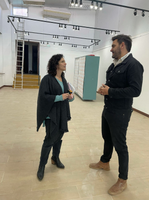 Nuevos pisos y otras mejoras edilicias se est&aacute;n ejecutando en el Centro   Cultural de Sarand&iacute; Grande
