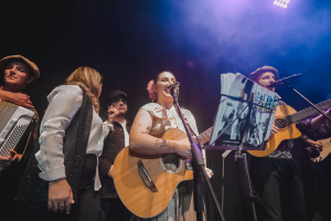 Folclorista de Sarand&iacute; Grande Luc&iacute;a Aramburu comenz&oacute; su despedida antes de su gira internacional