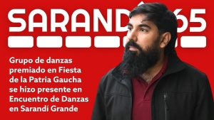 Ballet de Durazno present&oacute; en Festival de Danzas de Sarand&iacute; Grande su espect&aacute;culo premiado en Fiesta de la Patria Gaucha