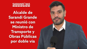 Obra en Ruta 5 mejorar&aacute; caminos laterales y &aacute;reas para camiones en Sarand&iacute; Grande anunci&oacute; Alcalde Stopingi tras reuni&oacute;n con Ministro Falero