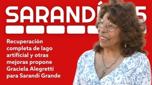 Graciela Alegretti propone obra para recuperar totalmente el Lago y atender otras urgencias en Sarand&iacute; Grande