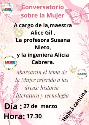 Conversatorio sobre las contribuciones de la mujer a la historia, la literatura y la tecnolog&iacute;a brindar&aacute; Uni 3