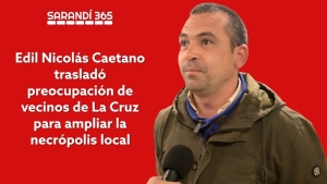 Edil Nicol&aacute;s Caetano traslad&oacute; a la Junta Departamental planteo de vecinos para ampliar el cementerio de La Cruz