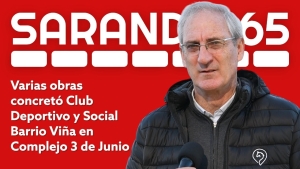 Club Deportivo y Social Barrio Vi&ntilde;a present&oacute; vestuarios y nuevo m&oacute;dulo de tribunas en Complejo 3 de Junio