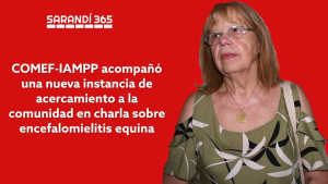 COMEF-IAMPP Sarand&iacute; Grande apoy&oacute; charla destinada a concientizaci&oacute;n sobre encefalomielitis equina