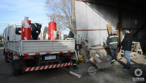 Comenz&oacute; construcci&oacute;n de pluviales en barrio Garibaldi de Sarand&iacute; Grande