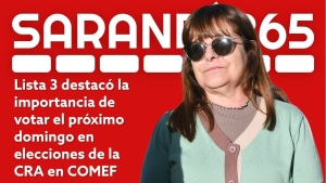 "Somos la voz de los afiliados" explic&oacute; Sonia D&iacute;az de Lista 3 sobre elecciones en CRA, que gestiona turnos, subsidios y otros servicios en COMEF