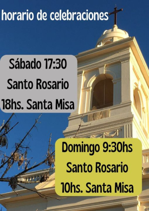 Anuncian horarios de celebraciones para el fin de semana en parroquia de Sarand&iacute; Grande