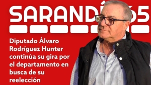 Omar Gonz&aacute;lez afirm&oacute; que ha constatado el impacto de la gesti&oacute;n de &Aacute;lvaro Rodr&iacute;guez Hunter durante su gira electoral