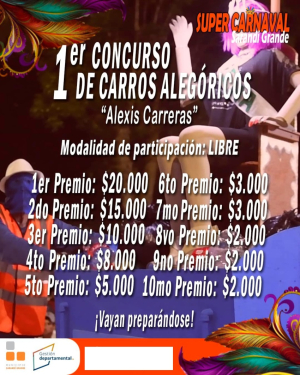 En Avda. Artigas y Andr&eacute;s Romero inscribir&aacute;n a participantes del Concurso de Carros Aleg&oacute;ricos en Sarand&iacute; Grande