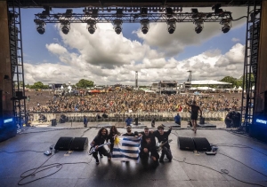 Guitarrista de Pueblo Barcel&oacute; Jos&eacute; Manuel Ju&aacute;rez y Alpha llegaron al Wacken Open Air 2025