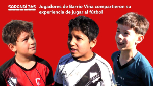 J&oacute;venes promesas de Barrio Vi&ntilde;a compartieron su pasi&oacute;n por el f&uacute;tbol tras disputado partido contra Boquita