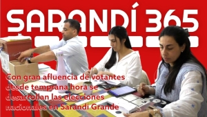 Mayor&iacute;a de votantes de Sarand&iacute; Grande eligi&oacute; la primera hora de la ma&ntilde;ana para acudir a las urnas