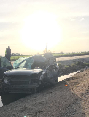 Investigan causas de accidente en el que muri&oacute; una mujer de Sarand&iacute; Grande