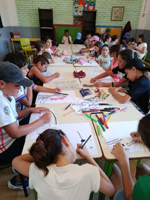 Con importante inscripci&oacute;n e intensa actividad comenz&oacute; proyecto de Escuela de Verano en Escuela N&deg; 38 de Sarand&iacute; Grande