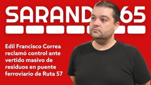Edil denunci&oacute; basural clandestino tras colisi&oacute;n de tren con electrodom&eacute;sticos colocados por adolescentes en v&iacute;a f&eacute;rrea en Sarand&iacute; Grande