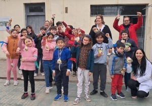 Divertida jornada recreativa inspirada en los Juegos Ol&iacute;mpicos vivi&oacute; Escuela Especial 113 de Sarand&iacute; Grande