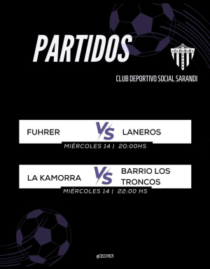 Se disputar&aacute;n hoy semifinales del Campeonato Barrial de Sarand&iacute; Grande