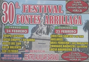 Confirmaron detalles del 30&deg; Festival de Folclore Fontes Arrillaga en Plaza Gallinal de Sarand&iacute; Grande