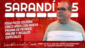 Foga Pizza cumple cinco a&ntilde;os en Sarand&iacute; Grande con lanzamiento de web para pedidos online y sorteo de premios entre sus clientes