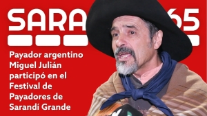 "Habr&aacute; payadores por mucho tiempo en el R&iacute;o de la Plata" asegur&oacute; payador argentino Miguel Juli&aacute;n en Encuentro de Payadores de Sarand&iacute; Grande