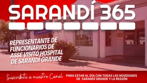 Funcionarios de Hospital de Sarand&iacute; Grande recibieron visita de nuevo representante de trabajadores en Directorio de ASSE