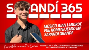 Joven m&uacute;sico Juan Laborde recibi&oacute; emotivo reconocimiento tras ser becado para estudiar en Italia