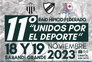 M&aacute;s de 15 inscriptos para el ra&iacute;d de &eacute;ste fin de semana en Sarand&iacute; Grande