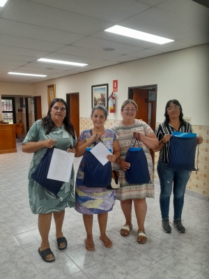 32 mochilas con &uacute;tiles entreg&oacute; hoy a instituciones que trabajan con ni&ntilde;os la Iglesia de Jesucristo de los Santos de los &Uacute;ltimos D&iacute;as