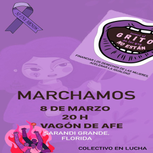 Fijaron detalles para marcha en Sarand&iacute; Grande en conmemoraci&oacute;n del D&iacute;a de la Mujer