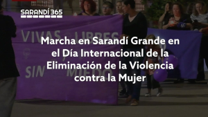 Marcha del 25 N en Sarand&iacute; Grande busc&oacute; promover conciencia y visibilizaci&oacute;n sobre la violencia de g&eacute;nero