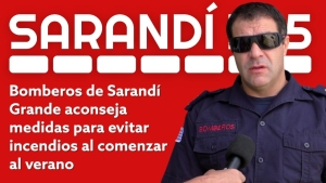 Jefe de Bomberos de Sarand&iacute; Grande recomend&oacute; extremar precauciones para evitar incendios durante el verano