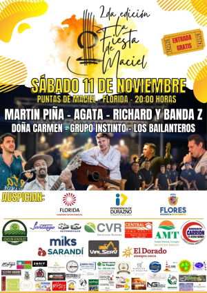 Puntas de Maciel se prepara para 2da. Fiesta Maciel con varios espect&aacute;culos