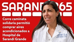 Correcaminata solidaria permiti&oacute; comprar aires acondicionados y mejorar instalaciones de Hospital de Sarand&iacute; Grande