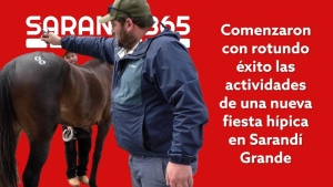 Con rotundo &eacute;xito se inaugur&oacute; una nueva fiesta h&iacute;pica en Sarand&iacute; Grande