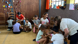Brindaron taller para fortalecer el buen trato en Club de Ni&ntilde;os de Sarand&iacute; Grande