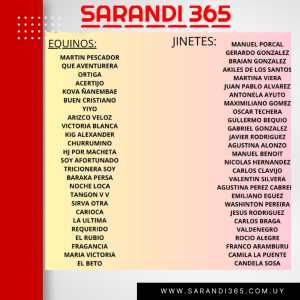 Hay m&aacute;s de 20 equinos confirmados para 70&deg; Ra&iacute;d H&iacute;pico 33 Orientales en Sarand&iacute; Grande