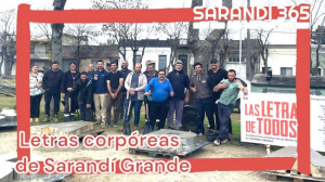 Sarand&iacute; Grande respondi&oacute; a la convocatoria para armar las letras corp&oacute;reas de la ciudad