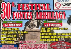 Est&aacute; todo pronto en Sarand&iacute; Grande para un nuevo festival en homenaje al "cura gaucho" Fontes Arrillaga