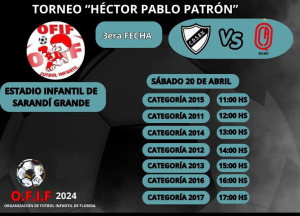 Barrio Vi&ntilde;a recibir&aacute; a Quilmes en Estadio Infantil de Sarand&iacute; Grande