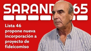 Lista 46 propone incorporar compra de maquinaria vial ea proyecto de fideicomiso departamental